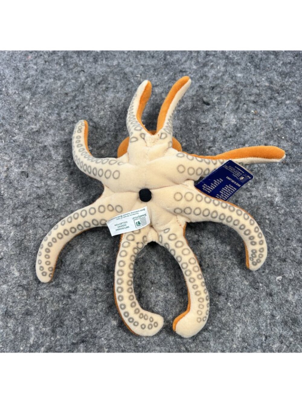 Vintage Octopus Plush 11” Soundprints Smithsonian Oceanic Collection Stuffed - Picture 5 of 11